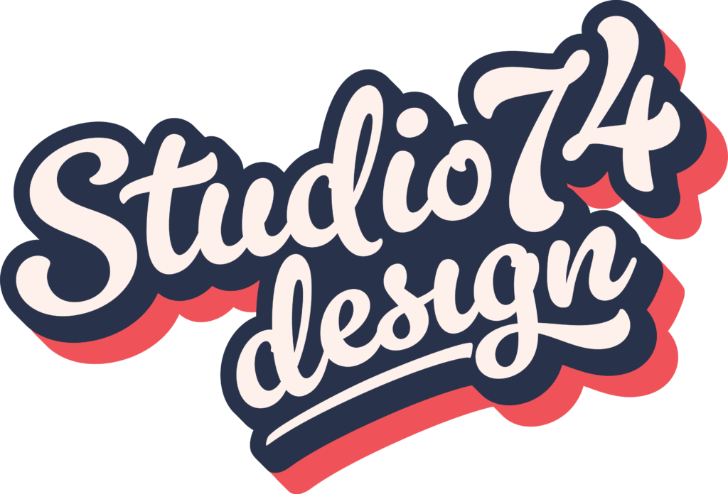 studio 74 design logo